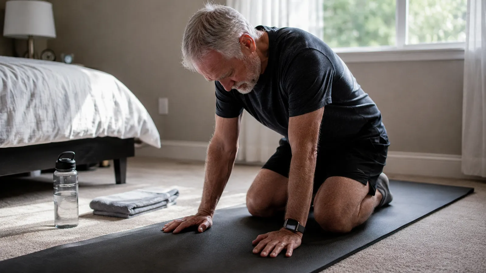 How to Stretch and Do Floor Exercises Safely With a Thick Exercise Mat